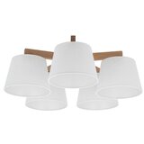 Brilagi plafonski luster latte sabia 5xE27/15W/230V bor/bela | Eponuda.com
