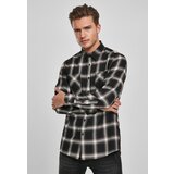 Urban Classics Plus Size Plaid Flannel Shirt 6 black/white Cijene