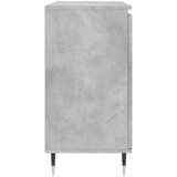  Komoda siva boja betona 101,5x35x70 cm od konstruiranog drva | shoptok.hr