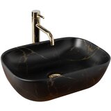 Rea Belinda Black Marble Mat umivalnik za pult Cene