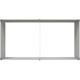  Sadilica Svijetlo siva 195 x 100 x 45 cm Cinkani čelik | Eponuda.com