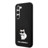 KLHCS23SSNCHBCK za Samsung Galaxy S23 5G črn silikonska zaščita - IML NFT Choupette Body
