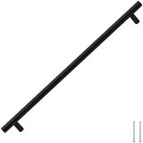  Ručke za ormarić 5 kom crne 480 mm od nehrđajućeg čelika | shoptok.hr