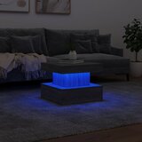 Ormarić za uzglavlje LED sivom sonomom 50x50x40 cm | shoptok.hr