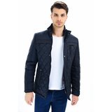 Dewberry M8616 MEN'S COAT-NAVY BLUE | Shoptok.si