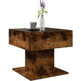 vidaXL Stolić za kavu LED boja hrasta 50x50x45 cm konstruirano drvo | shoptok.hr