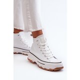 EVENTO White Platform High Top Women's Sneakers Valvia | Shoptok.si