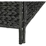Sobna pregrada s 5 panela crna 193 x 160 cm od vodenog zumbula | shoptok.hr