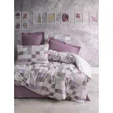 maro - dusty rose dusty rosewhitepurplebrown ranforce double quilt cover set
