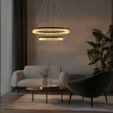 Lesnina XXXL VISEČA NIHALNA LED-SVETILKA Frozi 2500 lm 3000 K | Shoptok.si