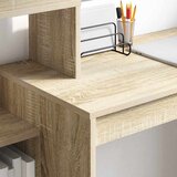  Stol s policom Sonoma hrast 100 x 40 x 90 cm Konstruirano drvo | shoptok.hr