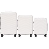  PHX01 PHOENIX, Set od 3 POLIPROPILENSKA kofera (V, M, S) Wings, BIJELI | shoptok.hr