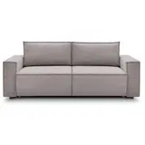 Bobochic Paris Svijetlo siva sofa 245 cm Nihad –
