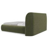 Makamii Zelena oblazinjena zakonska postelja s prostorom za shranjevanje z letvenim dnom 160x200 cm Hauke – | Shoptok.si