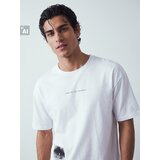 Sinsay Pamučna majica s printom | shoptok.hr