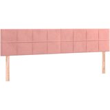  S oprugama i madracem ružičasti 180x200 cm baršunasti | shoptok.hr