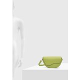 Answear Lab Kožna torba boja: zelena | shoptok.hr