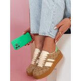 DStreet Sneakersy damskie MOTIONA khaki | shoptok.hr