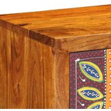 vidaXL Stenska TV omarica Multicolor 100x30x22 masivni les akacije | Shoptok.si