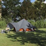  Teepee šotor s streho Siva in oranžna 600 x 600 x 347 cm, (5000091107) | Shoptok.si
