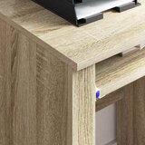  Stol s kotačićima s ladicama Sonoma hrast 91 x 50 x 77 cm | Eponuda.com