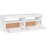 vidaXL TV ormarić s LED svjetlima visoki sjaj bijeli 120x35x40 cm | shoptok.hr