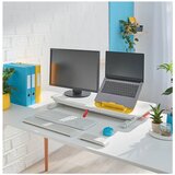 Leitz Podstavek Ergo Sit&amp;Stand z drsnim pladnjem, siv | Shoptok.si