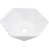Maison Chic Umivalnik - Kopalna umivalnik - Lavabo 40x36,5x12 cm keramičen bel, (21703856) | Shoptok.si