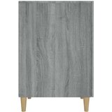  Pisalna miza siva sonoma 140x50x75 cm inženirski les, (20640464) | Shoptok.si