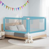  Sigurnosna ograda za dječji krevet plava 180 x 25 cm od tkanine | shoptok.hr