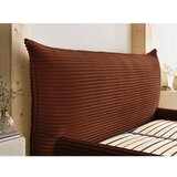 Bobochic Paris Opečnato oranžna oblazinjena zakonska postelja s prostorom za shranjevanje z letvenim dnom 180x200 cm Jade – | Shoptok.si