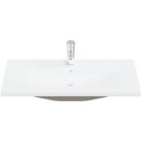  2-dijelni set kupaonskog namještaja od keramike i drva Smeđa 90 x 38.5 x 45 cm | shoptok.hr