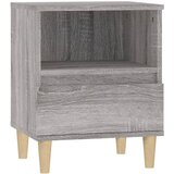 Maison Chic Nočna omarica - Nočna miza siva sonoma 40x35x50 cm, (21689083) Cene