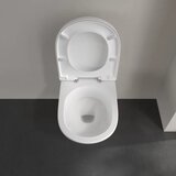 Villeroy Boch 5660H101 O.novo Combi-Pack viseča WC školjka z WC desko s počasnim zapiranjem | Shoptok.si