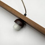 Luster na sajli AIDA 2xE27/15W/230V prečnik 35 cm hrast/krem | Eponuda.com