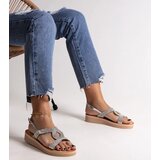 D/CEO Black sandals on a block heel Millo | Shoptok.si