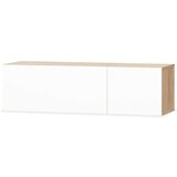 TV ormarići od iverice 2 kom 120 x 40 x 34 cm boja hrasta i bijela | shoptok.hr