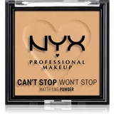 NYX Professional Makeup Can't Stop Won't Stop Mattifying Powder matirajući puder nijansa 05 Golden 6 g