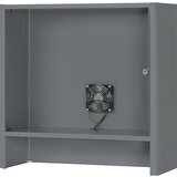 RAU Ohišje za zaslon z vgrajenim aktivnim ventilatorjem, VxŠxG 710 x 720 x 300 mm, antracitno kovinske barve Cene