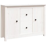  Komoda bijela 100 x 35 x 74 cm od masivne borovine | shoptok.hr