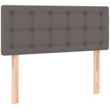  s oprugama i madracem sivi 90 x 190 cm od umjetne kože | shoptok.hr