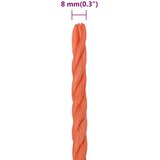  Radno uže narančasto 8 mm 250 m od polipropilena | shoptok.hr