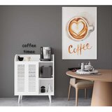 Hanah home komoda za kafe kutak Magnetar, 90 cm, bela Cene