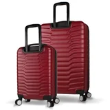 set kofera 5745, 2 dijela, crveni