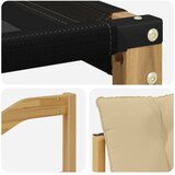  Set vanjskih sofa Čvrsto drvo akacije i Textilene Bijela | shoptok.hr