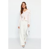 Trendyol Powder Crop Turndown Collar Knitwear Cardigan | ePonuda.com