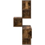 Police za kutne zidne Dimljeni hrast 48 x 48 x 120 cm | shoptok.hr