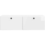 TV ormar za zid 98 x 41 x 30 cm Bijela visokog sjaja | shoptok.hr
