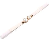 IZMAEL Ženska elastična pasica EB-40071 - Bela | Shoptok.si