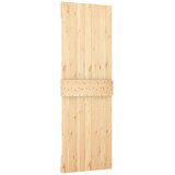  Klizna vrata 70 x 210 cm Čvrsta borovina (neobrađena) | shoptok.hr
